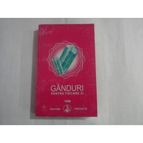 GANDURI PENTRU FIECARE ZI  1998 -  OMRAAM MIKHAEL AIVANHOV